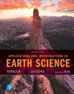 Book cover for Applications and Investigations in Earth Science Plus Mastering Geology with Pearson Etext -- Access Card Package