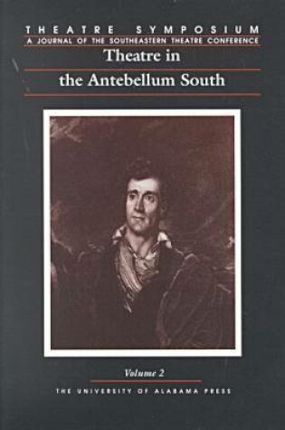 Cover of Theatre in the Antebellum South