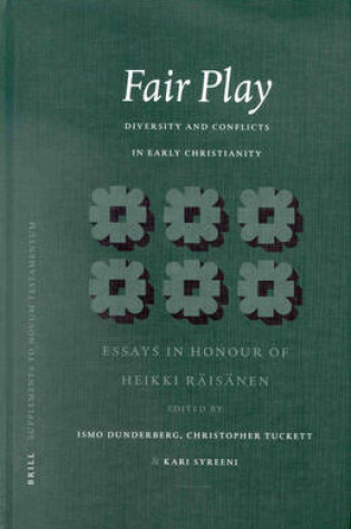 Cover of Fair Play: Diversity and Conflicts in Early Christianity