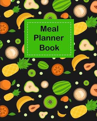 Book cover for meal planner book