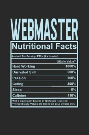 Cover of Webmaster Nutritional Facts