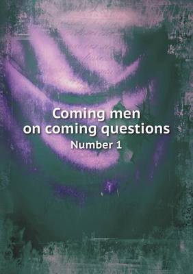 Book cover for Coming Men on Coming Questions Number 1