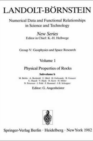 Cover of Physical Properties of Rocks