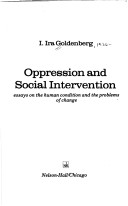 Book cover for Oppression & Soical Intervent.