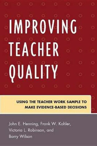 Cover of Improving Teacher Quality