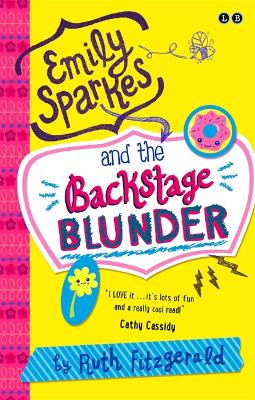 Book cover for Emily Sparkes and the Backstage Blunder