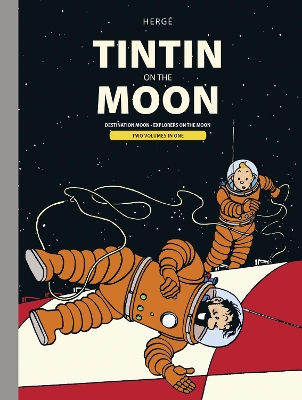 Book cover for Tintin Moon Bindup