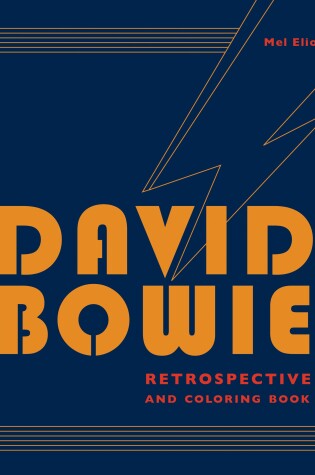 Cover of David Bowie Retrospective and Coloring Book