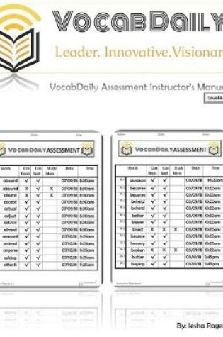 Cover of Vocabdaily Assessment Instructor's Manual Level 6