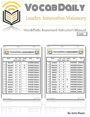 Cover of Vocabdaily Assessment Instructor's Manual Level 6