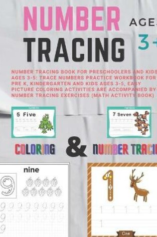 Cover of Number Tracing Book for Preschoolers and Kids Ages 3-5