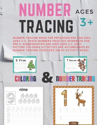 Cover of Number Tracing Book for Preschoolers and Kids Ages 3-5