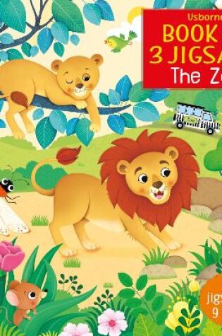 Cover of Usborne Book and 3 Jigsaws: The Zoo