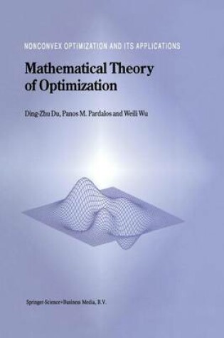 Cover of Mathematical Theory of Optimization