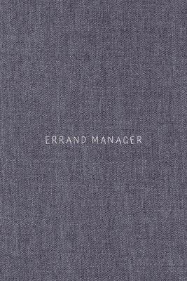 Book cover for Errand Manager