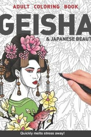 Cover of Geisha Adults Coloring Book