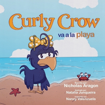 Book cover for Curly Crow va a la playa (Paperback)