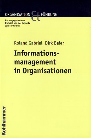 Cover of Informationsmanagement in Organisationen