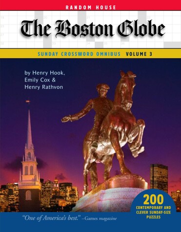 Book cover for The Boston Globe Sunday Crossword Omnibus, Volume 3