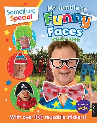 Book cover for Something Special: Mr Tumble's Funny Faces Sticker Book