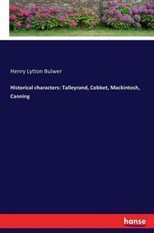 Cover of Historical characters