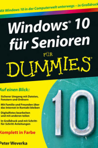 Cover of Windows 9 für Senioren für Dummies