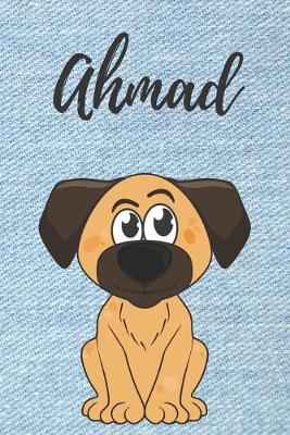 Book cover for Ahmad Hunde Malbuch / Notizbuch / Tagebuch / Journal / DIN A5 / Geschenk