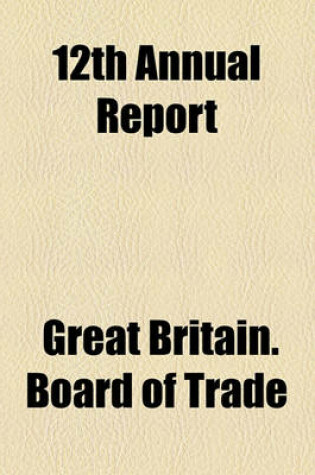 Cover of 12th Annual Report