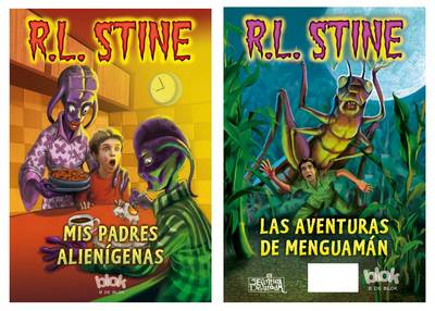Book cover for Mis padres alienigenas & Las aventuras de Menguaman / My Alien Parents & Adventures of Shrinkman