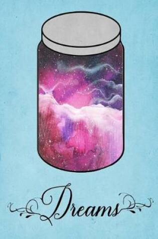 Cover of Dream Journal - Pink Watercolor Dream Jar (Turquoise)