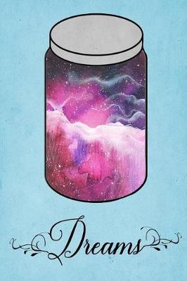 Cover of Dream Journal - Pink Watercolor Dream Jar (Turquoise)