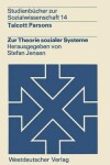 Book cover for Zur Theorie sozialer Systeme