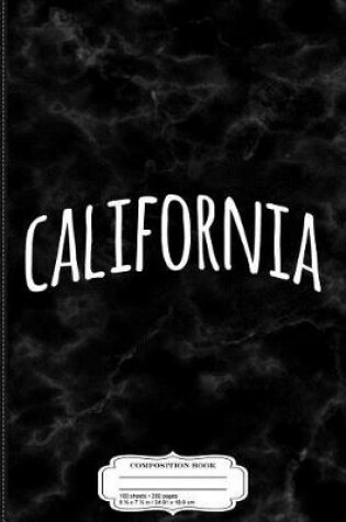 Cover of California Composition Notebook