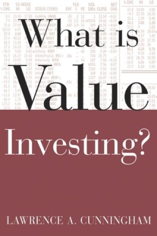 Cover of What Is Value Investing?