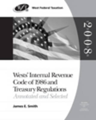 Book cover for West's Internal Revenue Service Code of 1986 and Treasury Regulations