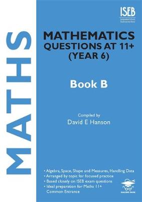 Book cover for Mathematics Questions at 11+ (Year 6) Book B