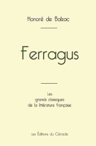 Cover of Ferragus de Balzac (édition grand format)