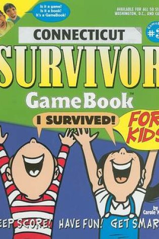 Cover of Connecticut Survivor Game Book for Kids!