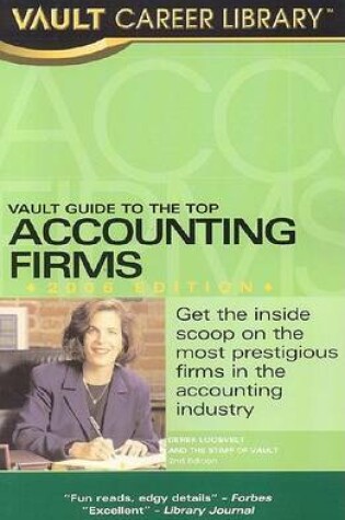 Cover of Vault Guide to the Top Account Firms