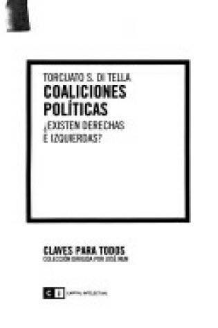 Cover of Coaliciones Politicas