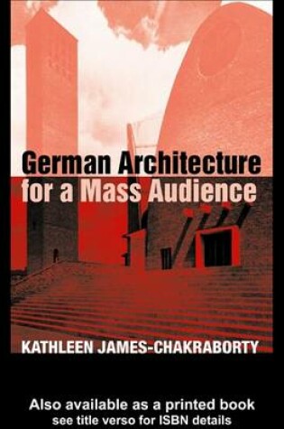 Cover of German Architecture for a Mass Audience