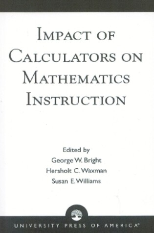 Cover of Impact of Calculators on Mathematics Instruction