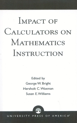 Book cover for Impact of Calculators on Mathematics Instruction