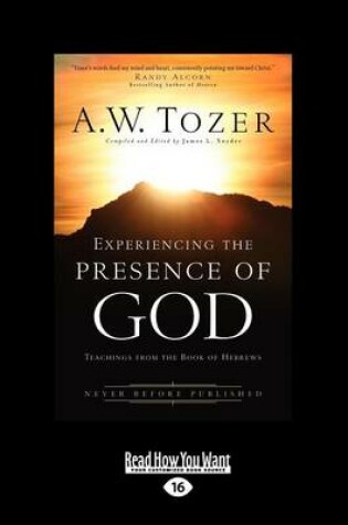 Cover of Experiencing the Presence of God