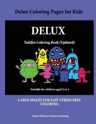 Book cover for Delux Coloring Pages for Kids