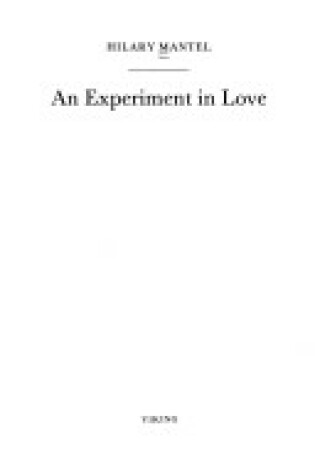 Cover of An Experiment in Love