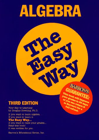 Book cover for Algebra the Easy Way