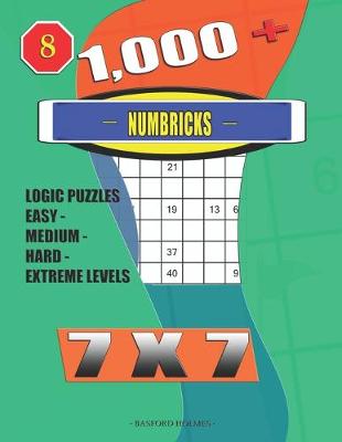 Book cover for 1,000 + Numbricks 7x7