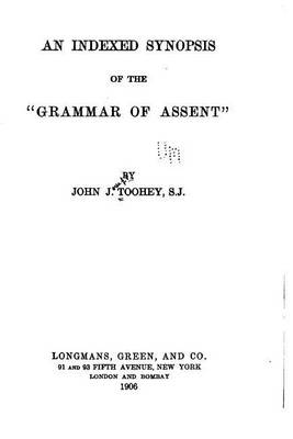 Book cover for An Indexed Synopsis of the Grammar of Assent