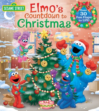 Book cover for Elmo's Countdown to Christmas (Sesame Street)